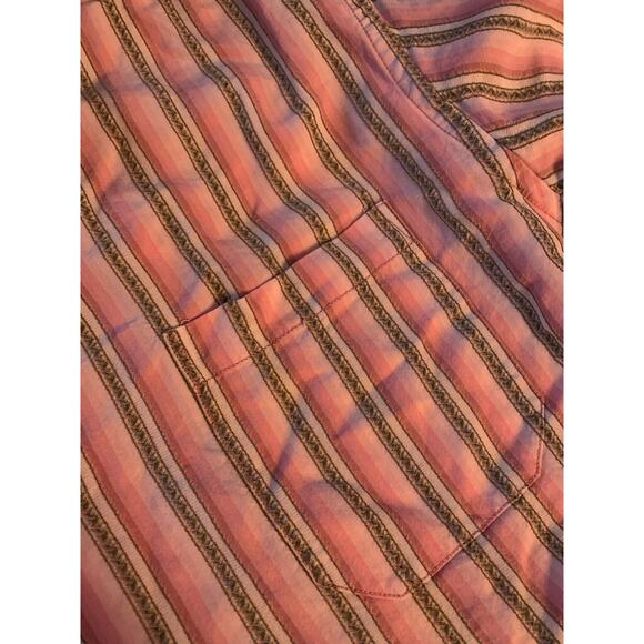 Tommy Bahama tencel lyocell stripe button down shirt men’s size xl - Picture 4 of 6